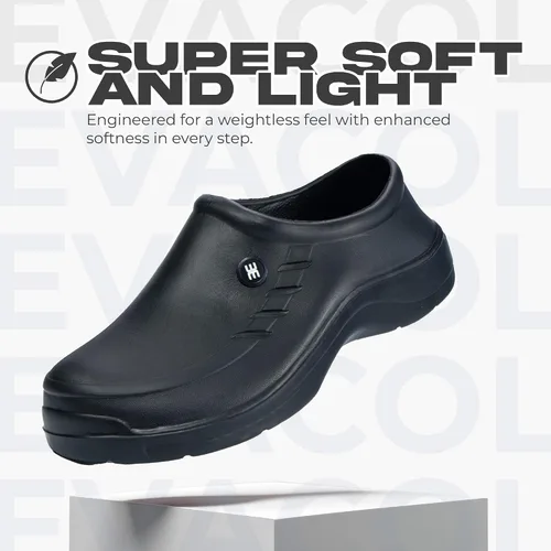 Miniatura 3 de Zapatos antideslizantes para hombre: zuecos sin cordones, cómodos zapatos de trabajo