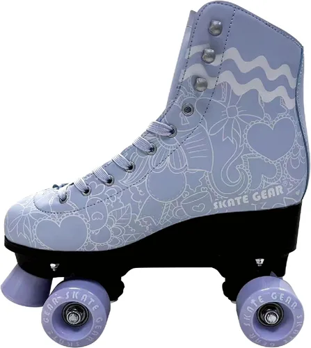Miniatura 12 de Skate Gear Patines de Ruedas Retro de Diseño Cuádruple