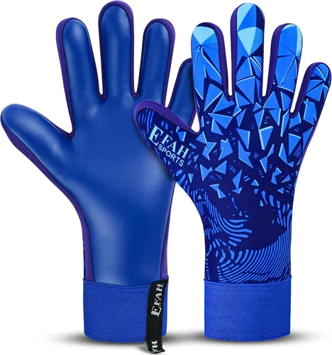 Guantes de portero de fútbol para niños, jóvenes y adultos profesionales con palmas de protección y agarre reforzado