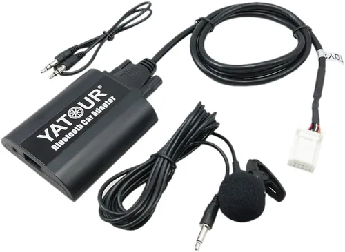 Yatour Adaptador de Bluetooth para coche cambiador de CD de música 6+conector 6PIN CDC para Toyota/Lexus
