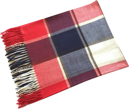 Miniatura 17 de NY GOLDEN FASHION Bufanda de invierno de gran tamaño para mujer, diseño de tartán escocés, a cuadros, con tacto de cachemira
