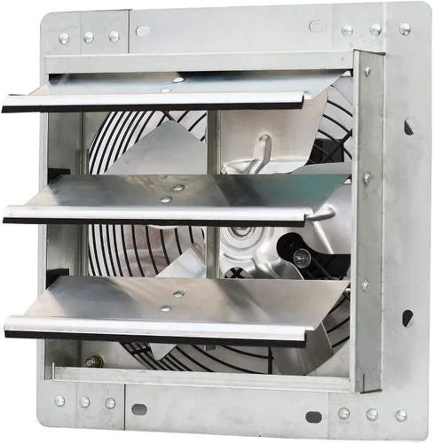 Miniatura 10 de iLiving ILG8SF10V-T, Ventilador de obturación de escape de 10 pulgadas para ático, garaje, tienda de cultivo, ventilación con termostato de 3