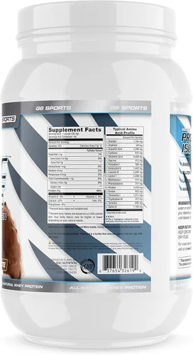 Miniatura 2 de G6 Sports Nutrition Prolific Aislado de proteína de suero totalmente natural