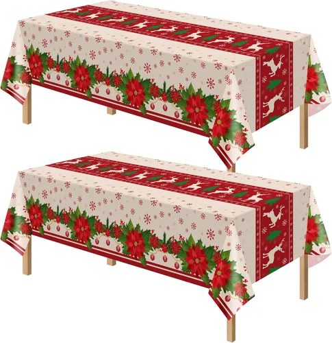 Miniatura 22 de Kelool Decoraciones del 250 aniversario de Estados Unidos, paquete de 3 manteles patrióticos de 54 x 108 pulgadas, mantel rectangular desechable