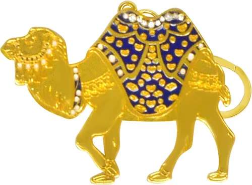 Miniatura 2 de Feng Shui Cash Flow Camel Amuleto Llavero Sabiduría China Riqueza Porsperidad Éxito Buena Suerte Amuleto Lucky Fengshui Regalo