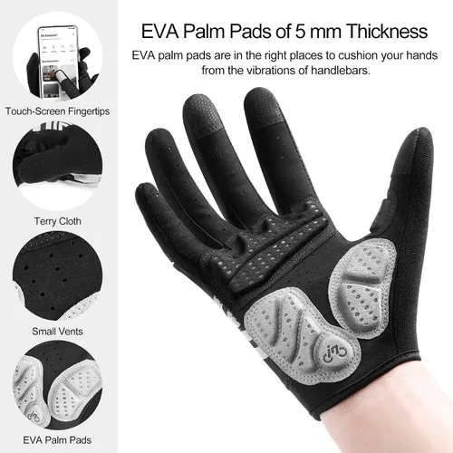 Miniatura 2 de INBIKE - Guantes para bicicleta de montaña MTB, categoría BMX, categoría ATV, todoterreno, DH, de descenso, para ciclismo, carretera, carreras