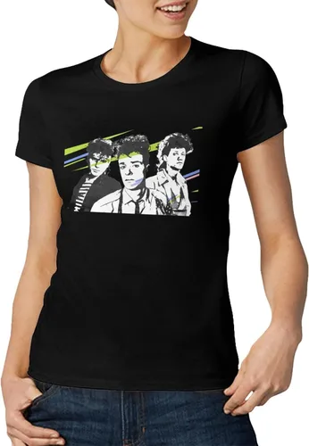 Miniatura 4 de Soda Music and Stereo Women's T-Shirt Printed Casual Crewneck Short Sleeve Tops Summer Tee Black