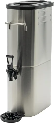 Winco Dispensador delgado de té helado de 3 galones, S/S