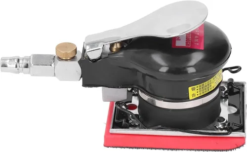 Miniatura 4 de Lijadora orbital neumática Herramienta de lijadora de aire de 1/4 pulgadas 10000RPM Mini máquina pulidora para compuestos de madera Herramienta