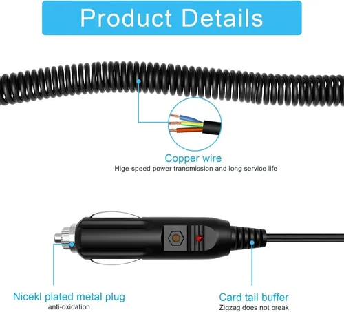 Miniatura 3 de Adaptador de CC para Uniden BCD996XT BC-996XT Digital Mobile Radio Scanner Power