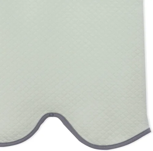 Miniatura 3 de 100% algodón orgánico pastel bebé dormir acolchado jacquard chaleco suave manta portátil Amarillo claro