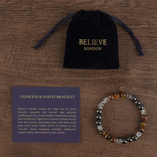 Miniatura 2 de Brazalete de gemas semipreciosas para curar los chacras para hombres y mujeres cristal contra la ansiedad piedra natural para aliviar el estrés