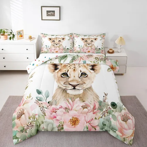 Miniatura 13 de Erosebridal Juego de ropa de cama con diseño de árbol de la vida, juego de edredón de sol y luna, ropa de cama gótica bohemia tamaño individual, 2