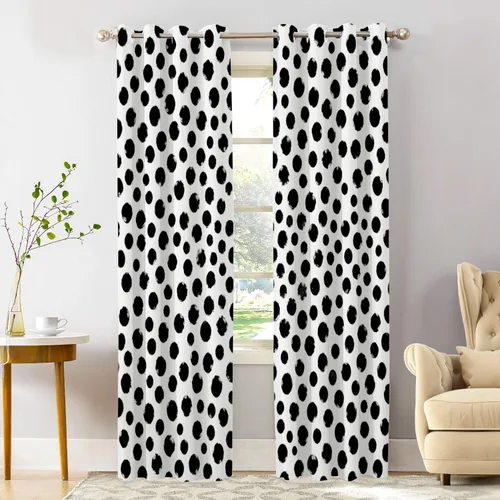 Miniatura 102 de Shrahala Cortinas de hojas de arce otoñales para ventanas de cocina, hojas rojas ardientes, fondo marrón, paneles de cortina de ventana de poliéster