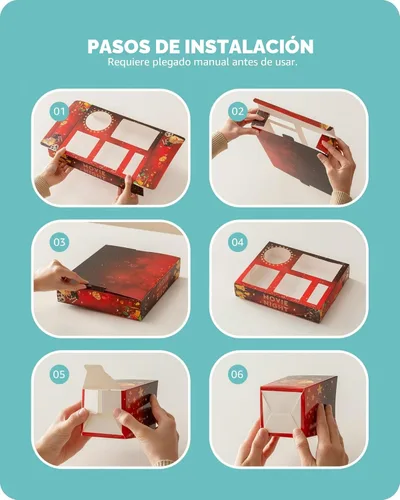 Miniatura 5 de Baffect Bandejas de aperitivos de noche de película 100 piezas Incluyen 20 bandejas de noche de película, 20 cajas de palomitas de maíz, 20