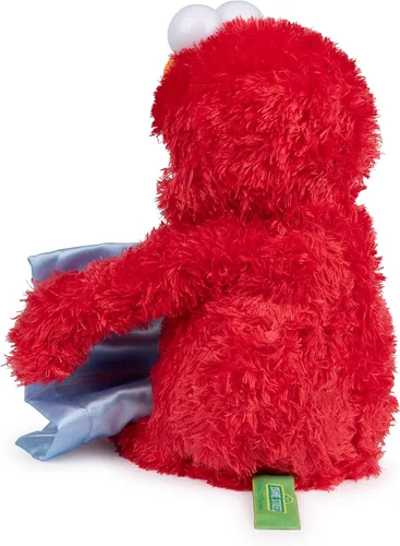 Miniatura 9 de GUND Sesame Street - Peluche animado oficial de Peek-a-Boo Elmo de Muppet de Plaza Sésamo, juguete sensorial de felpa prémium para edades de 18 Azul