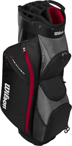 Miniatura 2 de Wilson Bolsa de Carrito de Golf Feather - Negro/Gris/Rojo