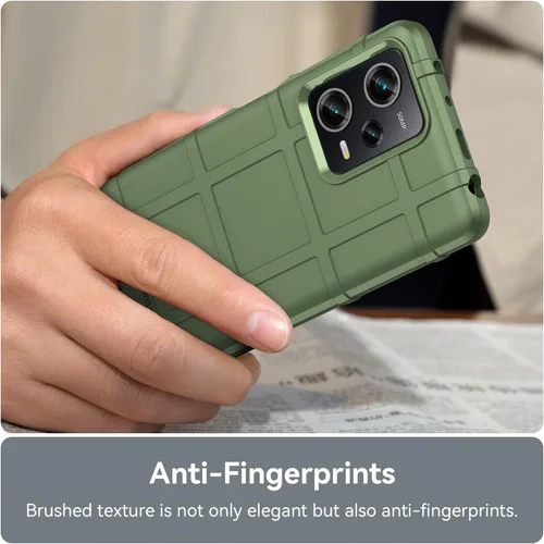Miniatura 5 de Funda delgada para Xiaomi Poco X5 Pro, funda para Redmi Note 12 Pro 5G, resistente funda protectora con grado militar a prueba de golpes y Verde