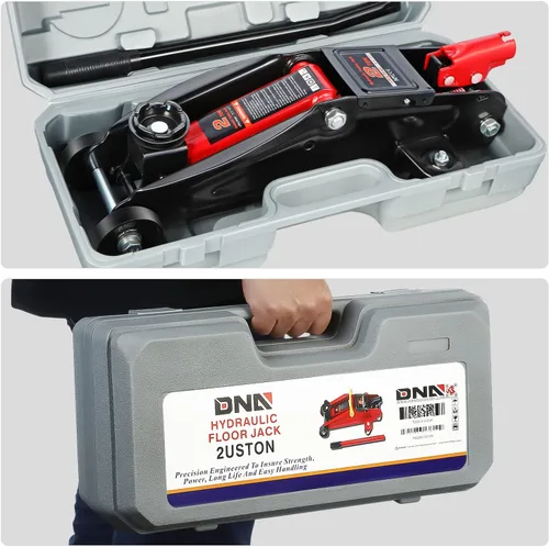 Miniatura 7 de DNA Motoring TOOLS-00234 Gato Hidráulico de Carretilla de Perfil Bajo para Servicio/Piso, Capacidad de 2 Toneladas (4000 libras), Rango de Elevación