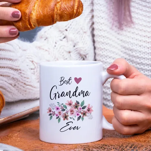 Miniatura 3 de Vivulla68 Mejor Taza de Café para la Mejor Abuela - Regalo Divertido Para Abuelas, Grammy, Abuelita, Nana, Gigi, Mimi, Mamaw - Regalo Genial Para