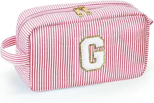 Miniatura 9 de Bonita bolsa grande de cosméticos de viaje, neceser con cremallera, bolsa de almacenamiento de maquillaje, bolsa de viaje, fiesta, boda, artículos