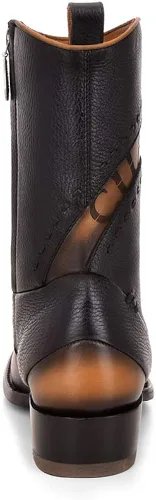 Miniatura 5 de Cuadra Botas para hombre en cuero genuino negro