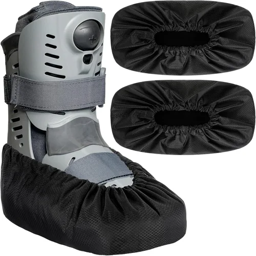 Miniatura 14 de Shyyween 2 piezas de fundas para botas de caminar Air Cam para fracturas médicas, fundas impermeables para botas de yeso, fundas para zapatos