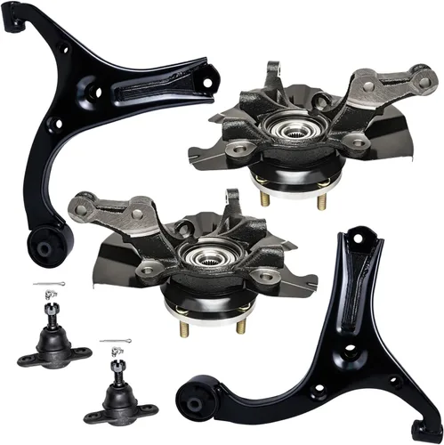 Miniatura 125 de Detroit Axle - Kit de extremo delantero para Chrysler 300 Dodge Charge Challenger 2011-2023, 2 brazos de control inferiores traseros 2 rótulas