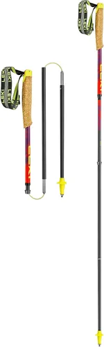 LEKI Neotrail Pro FX.One Superlite - Bastones de senderismo plegables de carbono para senderismo y correr por senderos