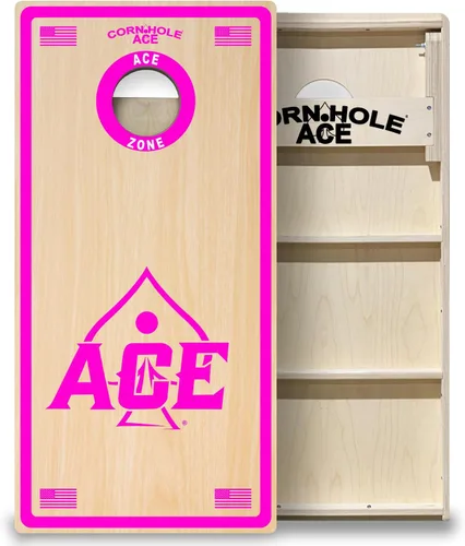 Miniatura 9 de CornholeAce ACE PRO Tablas de Cornhole profesionales, sin rebote, patas anchas triples, madera contrachapada de abedul báltico de 3/4 pulgadas, Verde