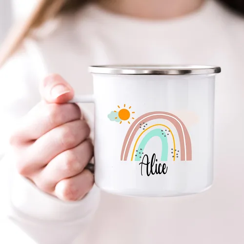 Miniatura 5 de Taza Personalizada para Niños, Niños, Niñas Taza Personalizada de Chocolate Caliente, Cacao, Café y Leche Regalo de Cumpleaños con Nombre D05