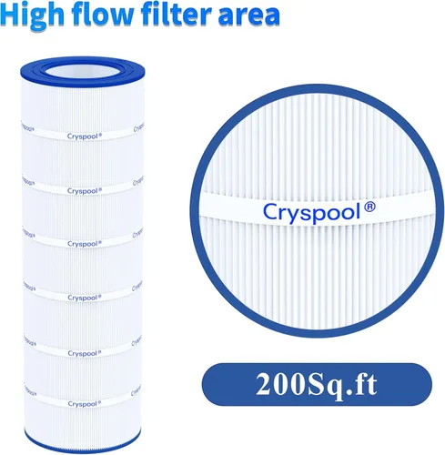 Miniatura 7 de Cryspool 09032 Compatible con Clean & Clear 200, CC200, PAP200, R173217, C-9419, FC-0688, 59054400, Aladdin 29902, Cartucho de filtro de piscina