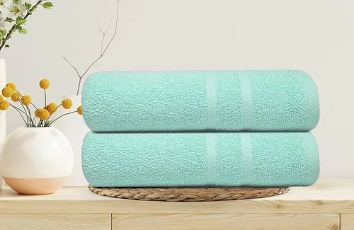 Miniatura 5 de Looperry Juego de 6 toallas de baño pequeñas - toallas de ducha 100% algodón 23 x 46 pulgadas 450 GSM. Ligeras y absorbentes, suaves y de secado