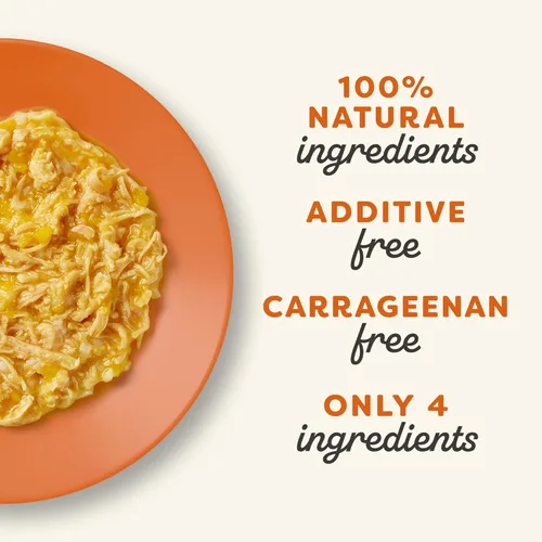 Miniatura 3 de Applaws Comida húmeda natural para gatos, 24 unidades, comida enlatada para gatos de ingredientes limitados, pechuga de pollo con calabaza en caldo