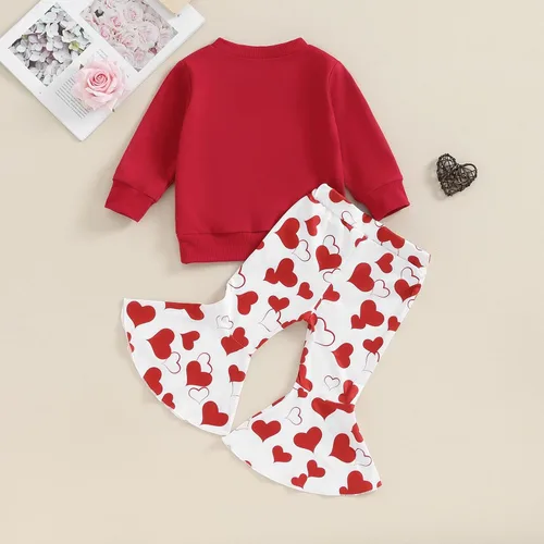 Miniatura 30 de Traje de Halloween para bebé niña, manga larga, cuello redondo, letras de fantasma, parte superior con estampado de fantasma, parte inferior
