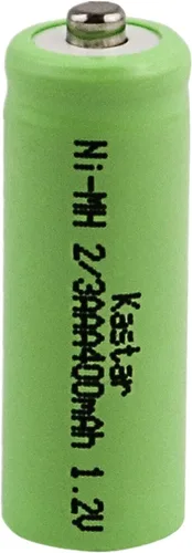 Kastar Paquete de 1 batería de repuesto para luces de césped Alpine SLA390, 2/3AAA NI-CD 1.2V 1.2V 120mAh, batería solar Alpine Corporation, luz