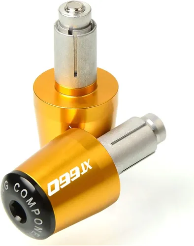 Miniatura 10 de Tapones de empuñadura de motocicleta, un par de tapones de agarre CNC de 0.866 in para manillar para Yamaha XT660 XT660R XT660R XT660X 2004-2014