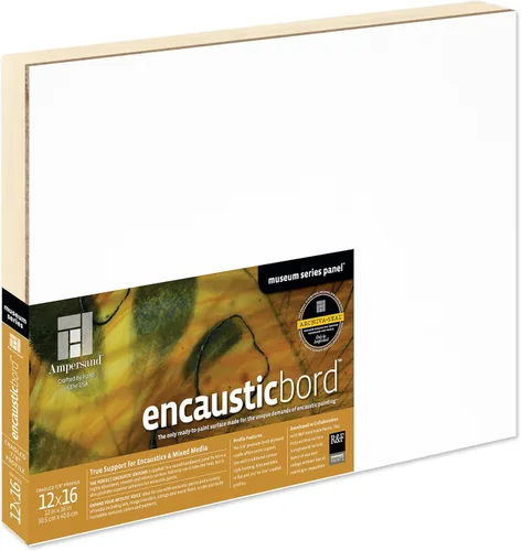 Miniatura 55 de Ampersand Art Supply Panel de pintura de madera: Serie Museo Encausticbord, 7/8 pulgadas de profundidad, 8 "x 10" Profundidad de 7/8 pulgadas