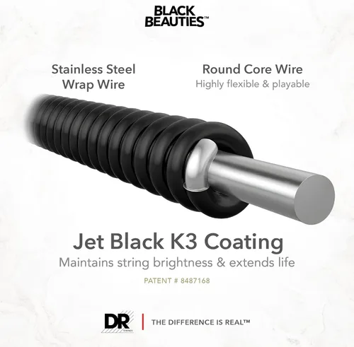 Miniatura 2 de DR Black Beauties Bajo 5 Cuerdas 45-130 (BKB5-130)