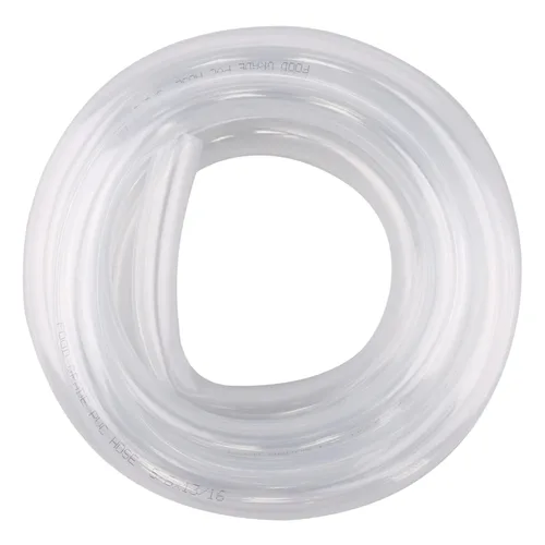 Miniatura 56 de DERNORD Manguera de vinilo flexible transparente de PVC, 1/4" DI X 3/8" DE, 100 pies de largo, para uso alimentario