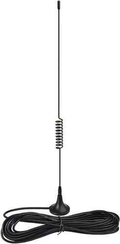 Miniatura 8 de Bingfu VHF UHF Radio aficionado Radio de radio móvil Escáner de radio Antena de escáner de policía Antena de escáner de policía Base magnética BNC