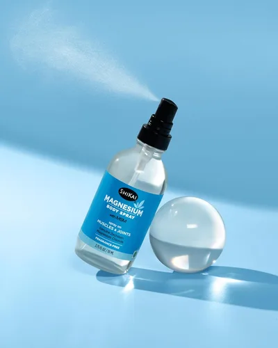 Miniatura 6 de ShiKai Magnesium Body Ease Spray (3.75 fl oz) Spray tópico para aliviar músculos y articulaciones Proporciona beneficios del magnesio Refresca