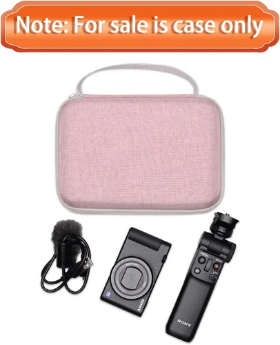 Miniatura 9 de L LTGEM Funda para cámara compatible con Sony ZV-1F / ZV-1 / ZV-1 II Vlog cámara digital, trípode, micrófono y kit de accesorios para vlogger
