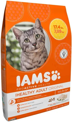 Miniatura 2 de Iams Proactive Health - Comida seca para gatos con receta de pollo original para adultos, 17.4 libras