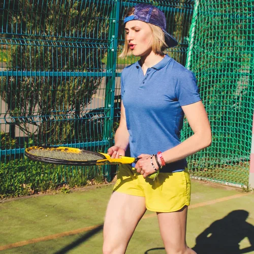 Miniatura 3 de Polo de golf para mujer, ligera, absorbe la humedad, de secado rápido, atlético, tenis