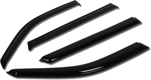Miniatura 19 de Auto Dynasty 4 protectores de lluvia con cinta adhesiva para ventana compatibles con Honda Civic 1996-2000 de 4 puertas, protectores de lluvia