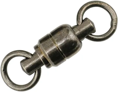 Miniatura 2 de AFW Solid Brass Ball Bearing Fishing Swivels with Double Welded Rings - Patented Bullet Shaped Head for Reduced Water Resistance, Black Finish
