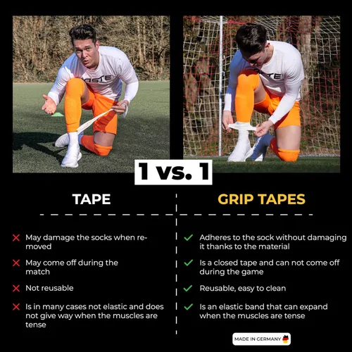Miniatura 2 de PASTE ® Correas para Espinilleras de Fútbol de Silicona para Hombres, Mujeres y Jóvenes