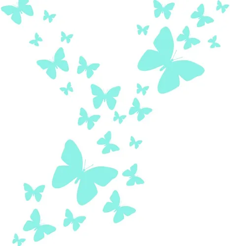 Miniatura 15 de Calcomanías de pared de mariposa (26) calcomanías de decoración de pared de mariposa, calcomanías de pared para niñas (rosa)