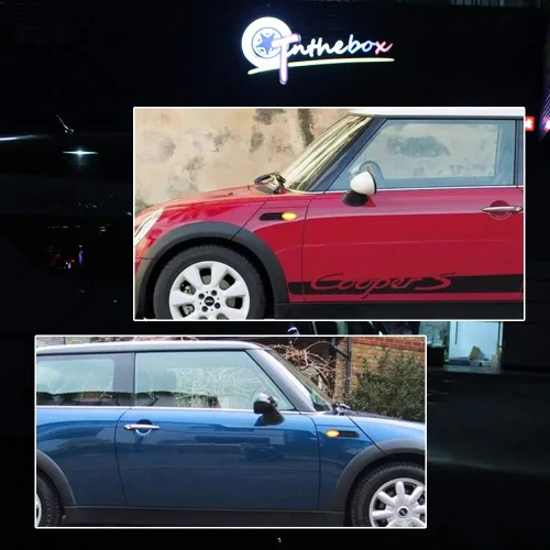 Miniatura 7 de Lente ahumada ámbar Led Fender lateral marcador luz luz de señal de giro para Mini Cooper R50 R52 R53
